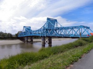 The Blue Bridge over the River Dee at Queensferry in Deeside